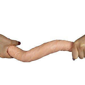 דילדו כפול גמיש דו-כיווני | Double Realistic Dildo